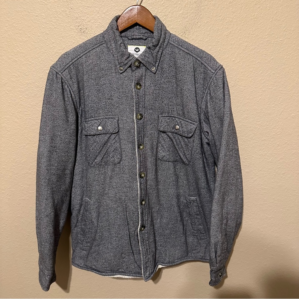 Fayettechill Men’s Sherpa Lined Flannel Jacket
